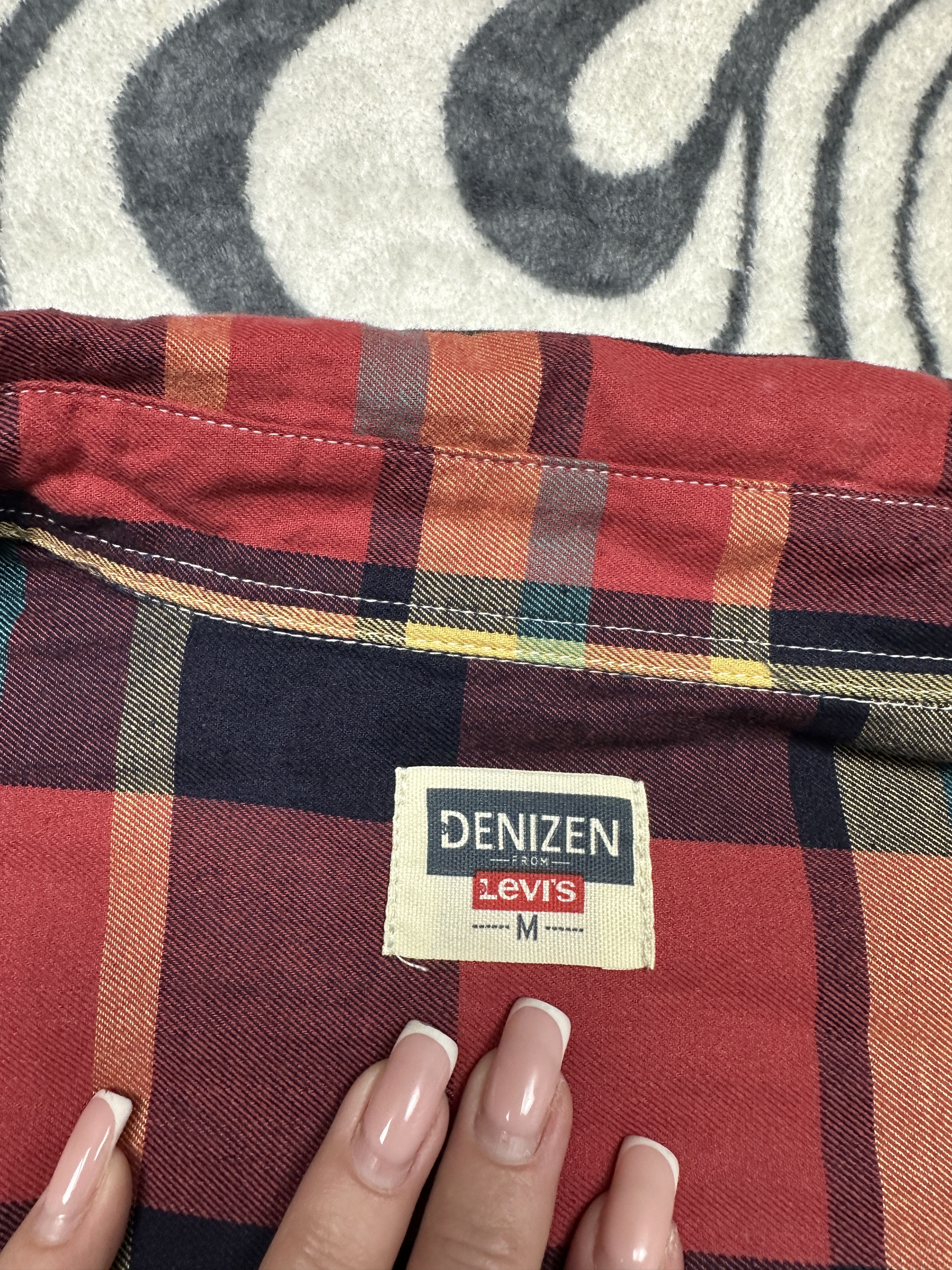 Levi's Levi's Denizen Mens Flannel Plaid Shirt Size US M / EU 48-50 / 2 - 3 Thumbnail