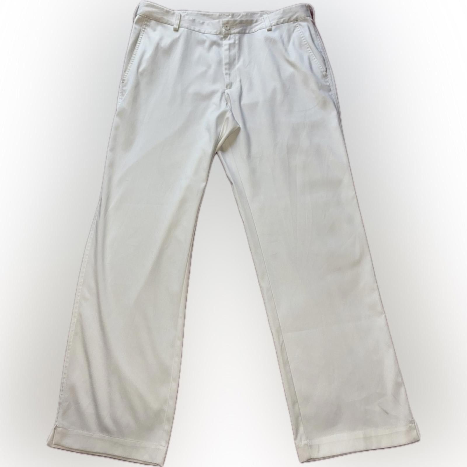 Nike Nike Golf Dri-FIT Men’s Flat Front Pants - 36x32 White Size US 36 / EU 52 - 2 Thumbnail