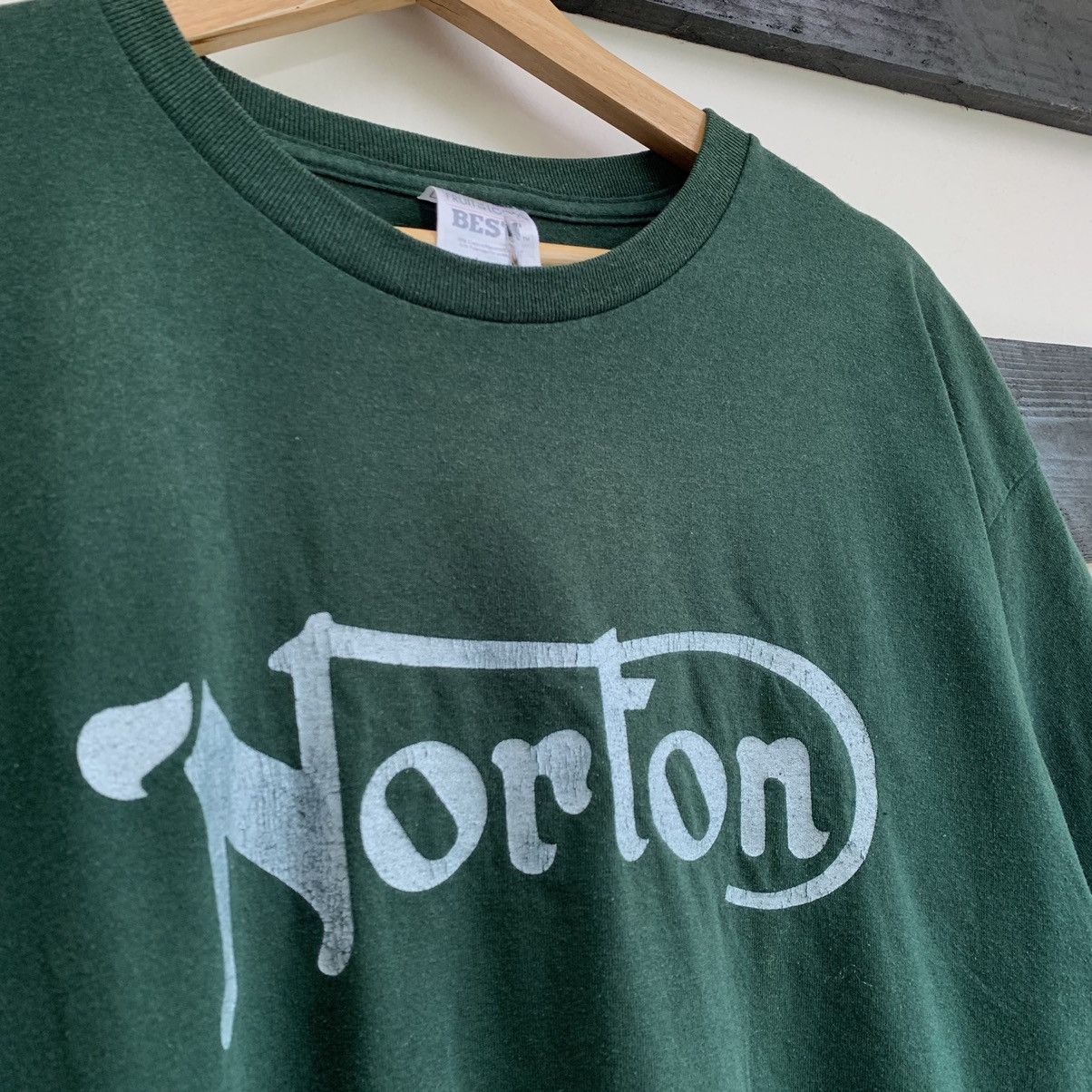 Norton × Vintage Vintage Norton Script Tshirt Size US L / EU 52-54 / 3 - 4 Thumbnail