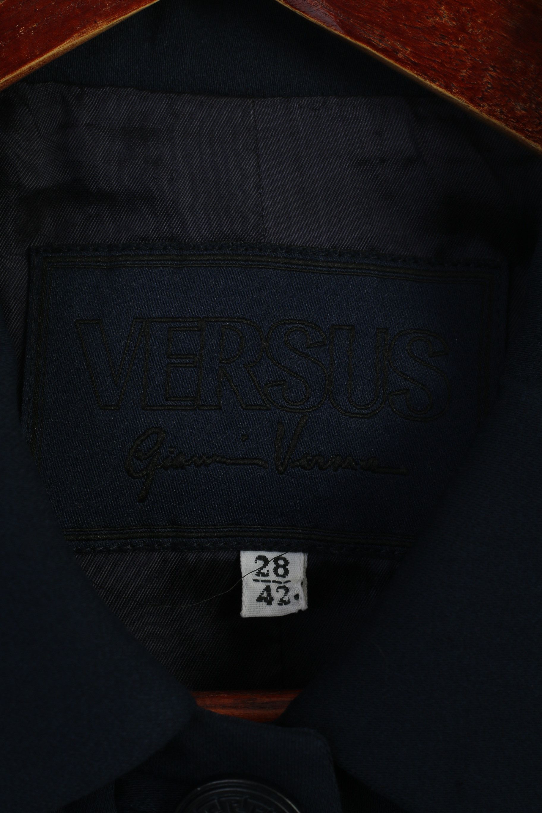 Versus Versace Versus Gianni Versace Women 28 42 S Blazer Navy Vintage 9569 Size S / US 4 / IT 40 - 5 Thumbnail