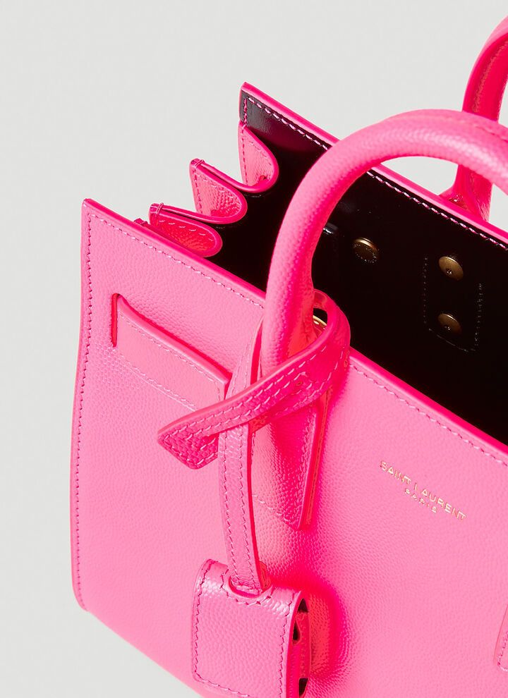 Saint Laurent Paris o1bcso1str0325 Size: OS/Sac De Jour Nano in Pink Size ONE SIZE - 7 Thumbnail