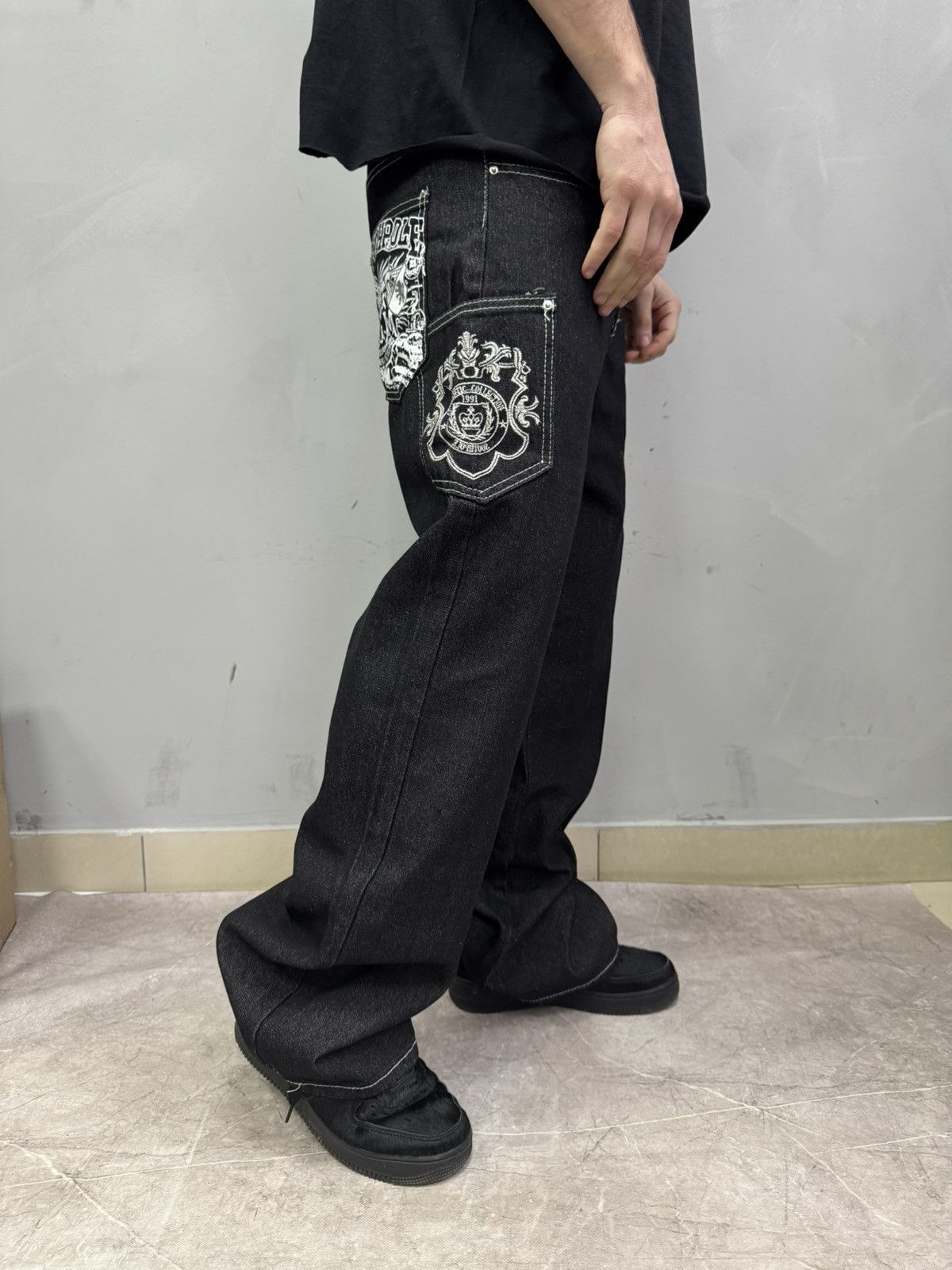 Southpole South pole baggy rap Sk8 pants jeans coogi vibe hip hop y2k Size US 32 / EU 48 - 5 Thumbnail