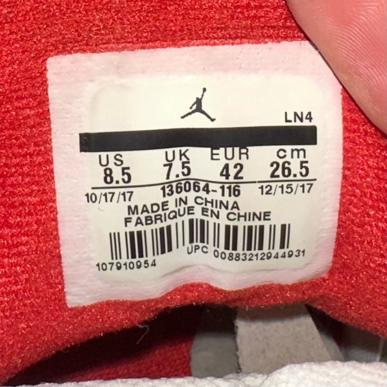 Jordan Brand Size 8.5 - Jordan 3 Retro Hall of Fame 2018 Size US 8.5 / EU 41-42 - 6 Thumbnail