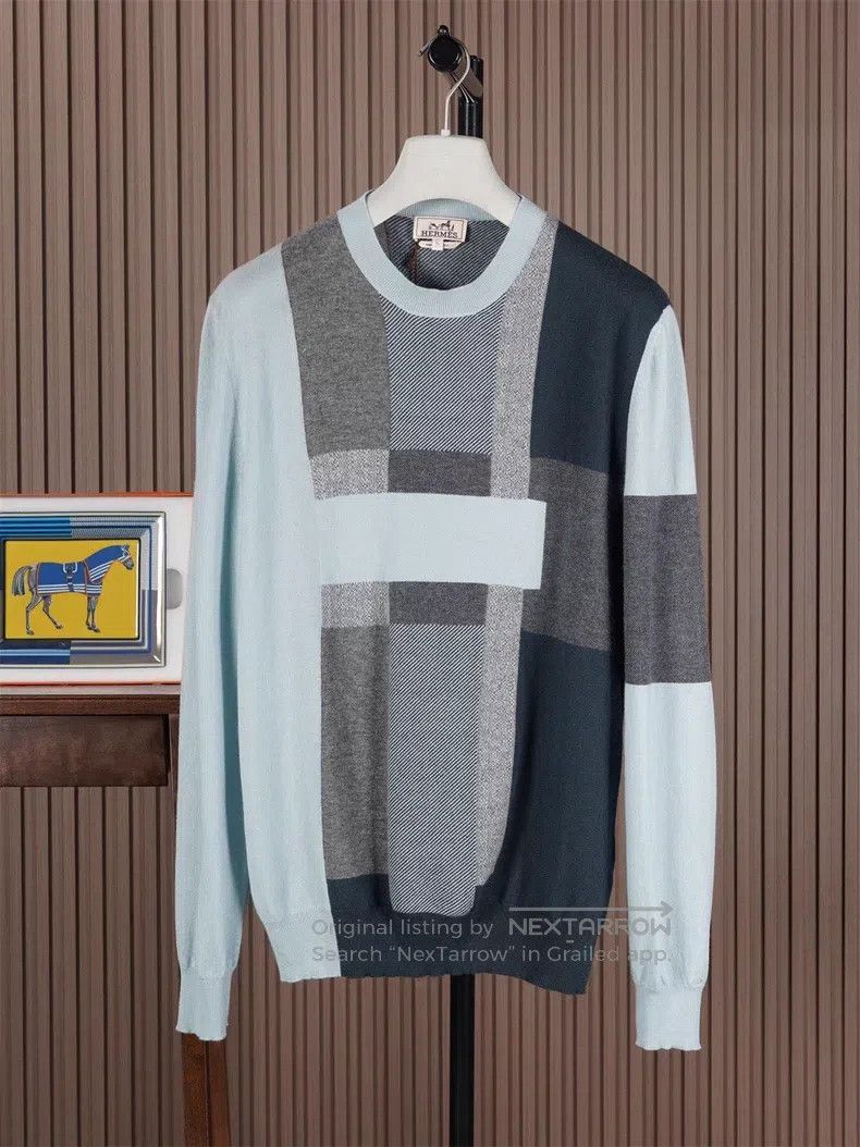 Hermes Hermes Men's Cashmere Sweater Size US XL / EU 56 / 4 - 1 Thumbnail