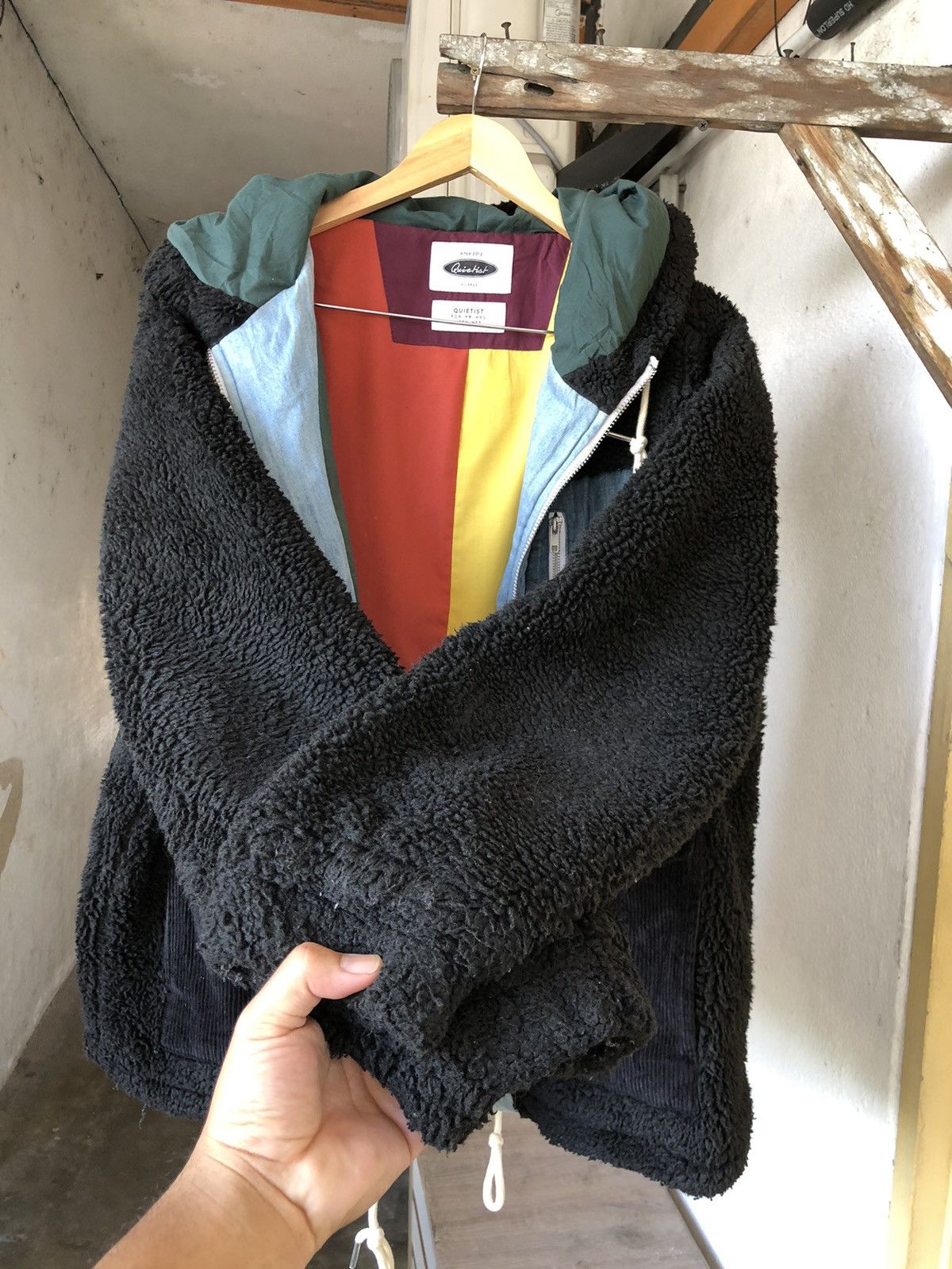 Seditionaries Korean Brands❗️Queitist Fleece Patchwork Like Undercover Size US XL / EU 56 / 4 - 11 Thumbnail