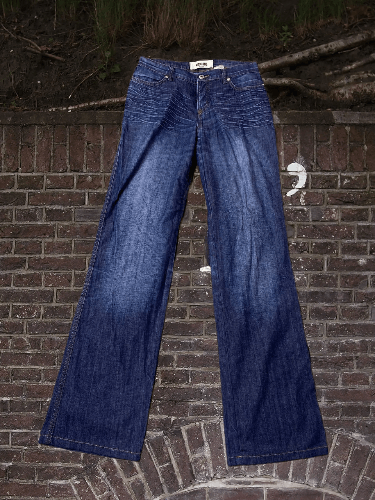 Moschino Y2K MOSCHINO Jeans Flared Low Rise Sexy Jeans Glamour 00s Size 27" / US 4 / IT 40 - 1 Thumbnail