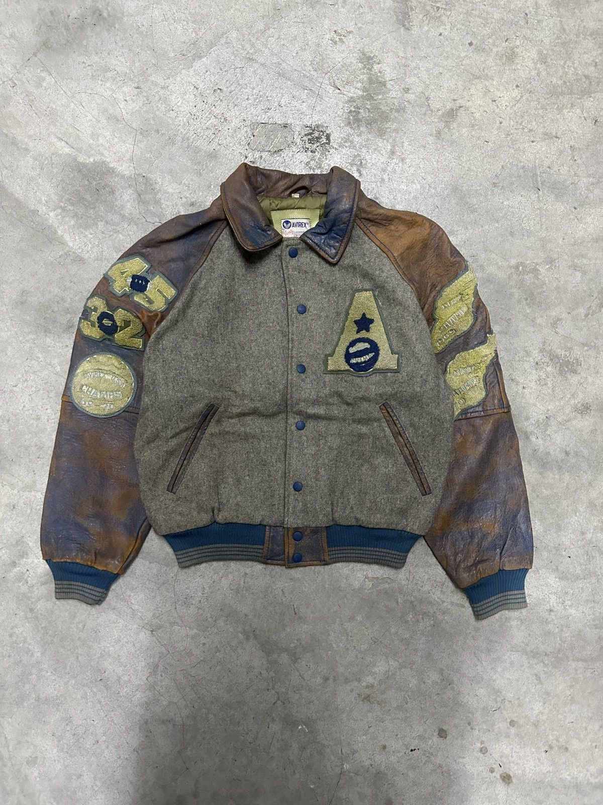 Avirex Avirex - M 1953 leather varsity jacket college