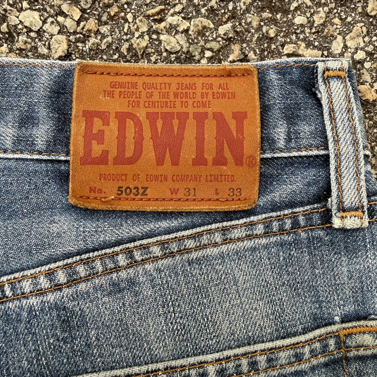 Edwin VINTAGE EDWIN 503Z DENIM DIRTY JEAN PANTS W31 Size US 31 - 15 Thumbnail