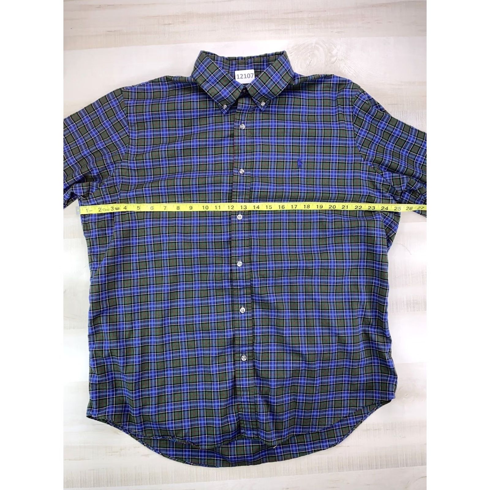 Ralph Lauren Ralph Lauren Classic Fit Plaid Oxford Button Down Men’s Shirt XL Multicolor Long Sleeve Button-Up Casual Workwear Formal - Mens Size US XL / EU 56 / 4 - 4 Thumbnail