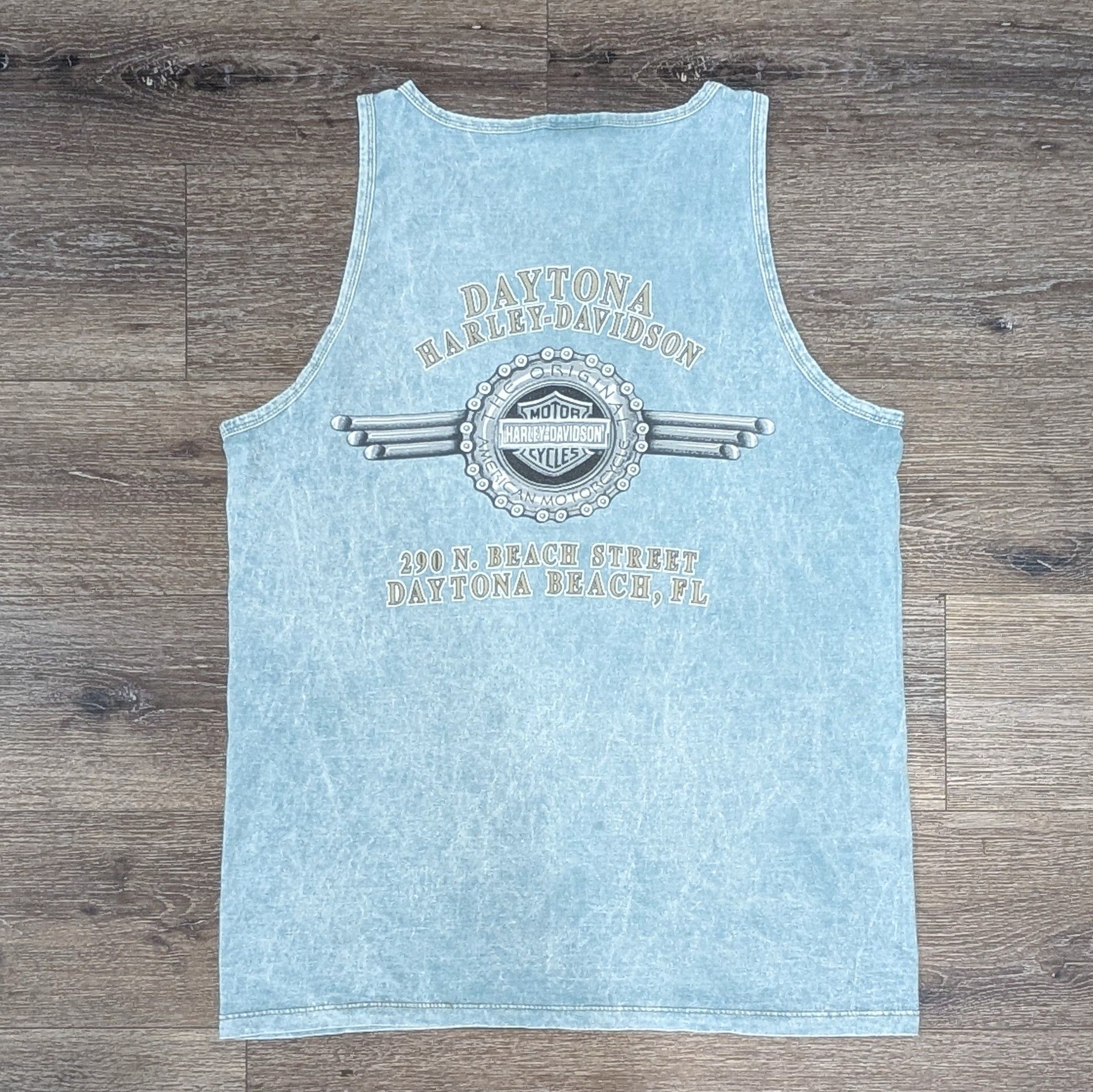 Harley Davidson Vintage Harley Davidson Daytona Beach, Florida tank top - L Size US L / EU 52-54 / 3 - 6 Thumbnail