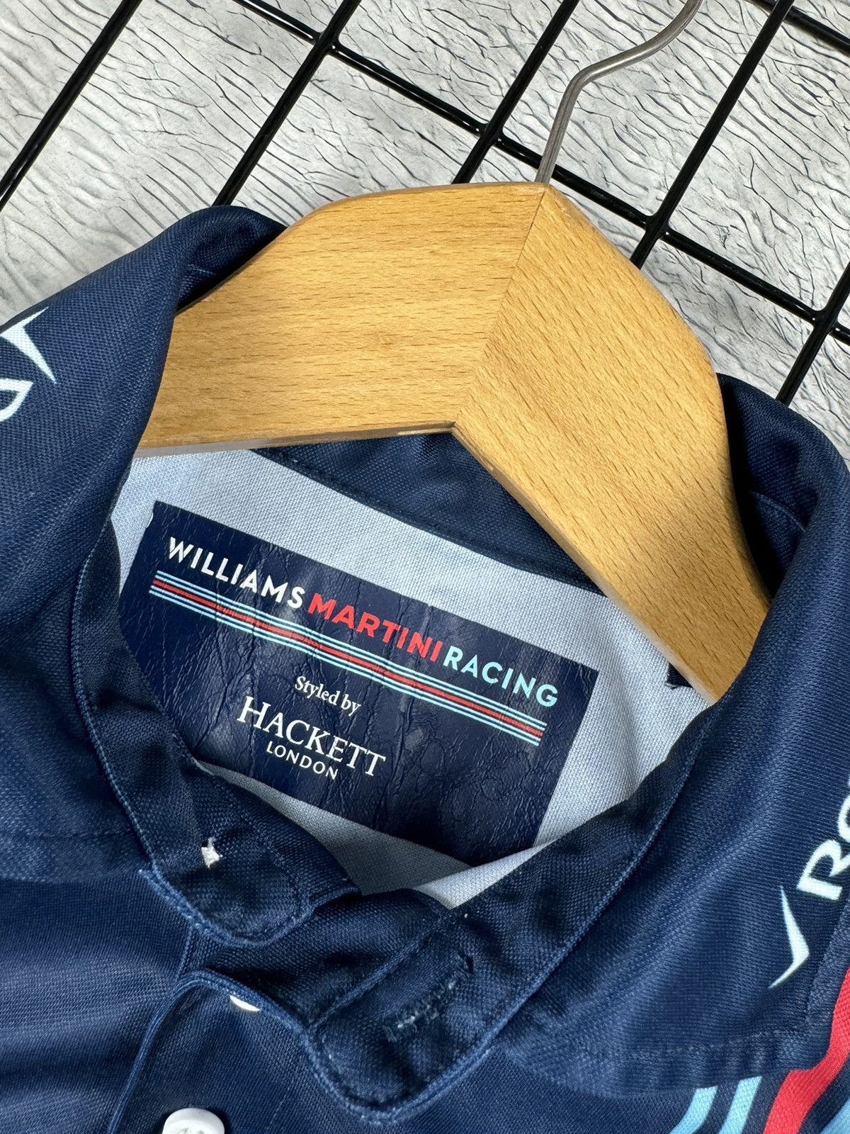 Formula 1 Williams Martini Racing Hackett Mercedes Team F-1 Blokcore Size US XS / EU 42 / 0 - 7 Thumbnail
