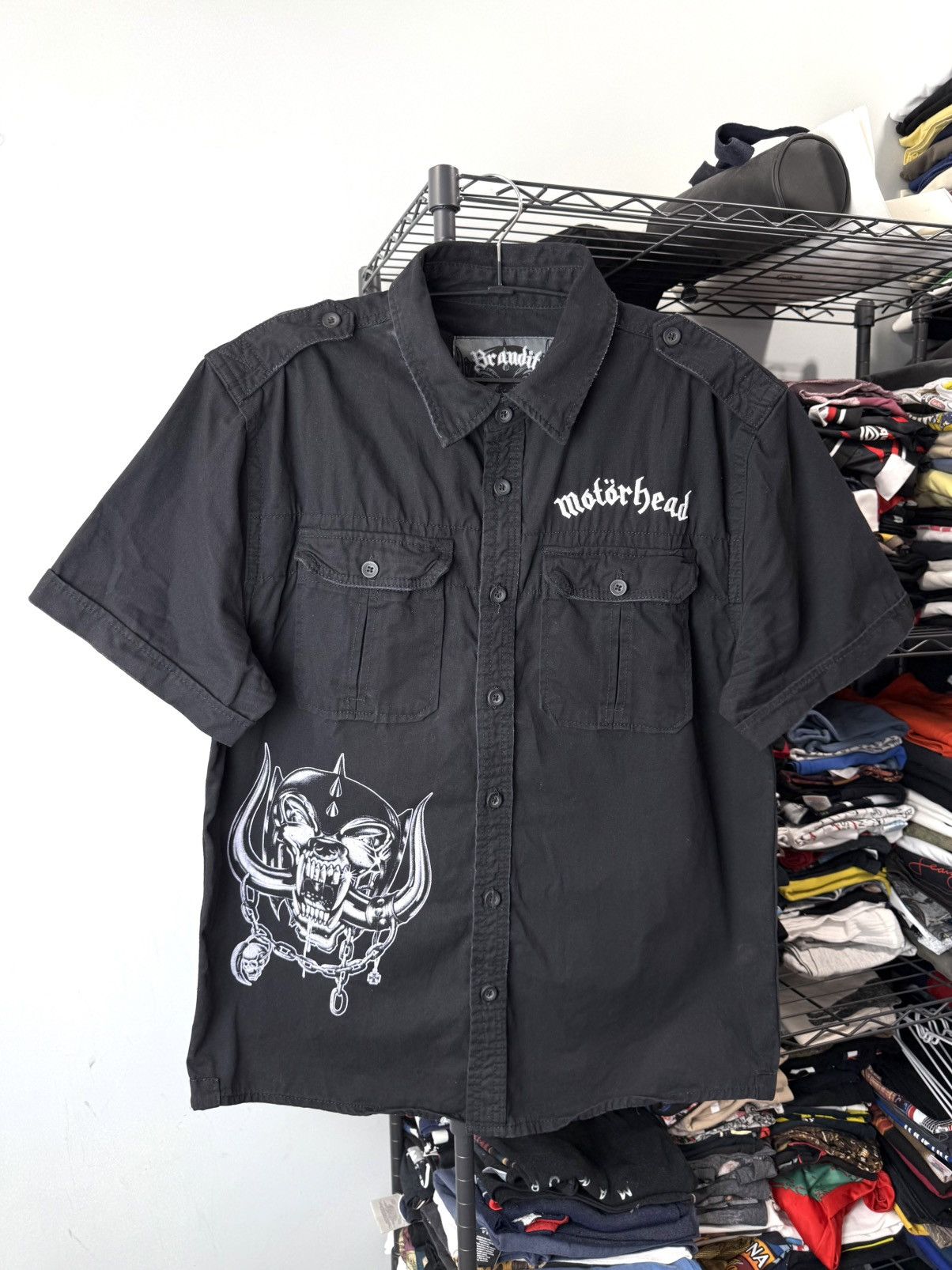Band Tees Vintage Style Motörhead Heavy Shirt Band T Shirt Size US XL / EU 56 / 4 - 1 Thumbnail