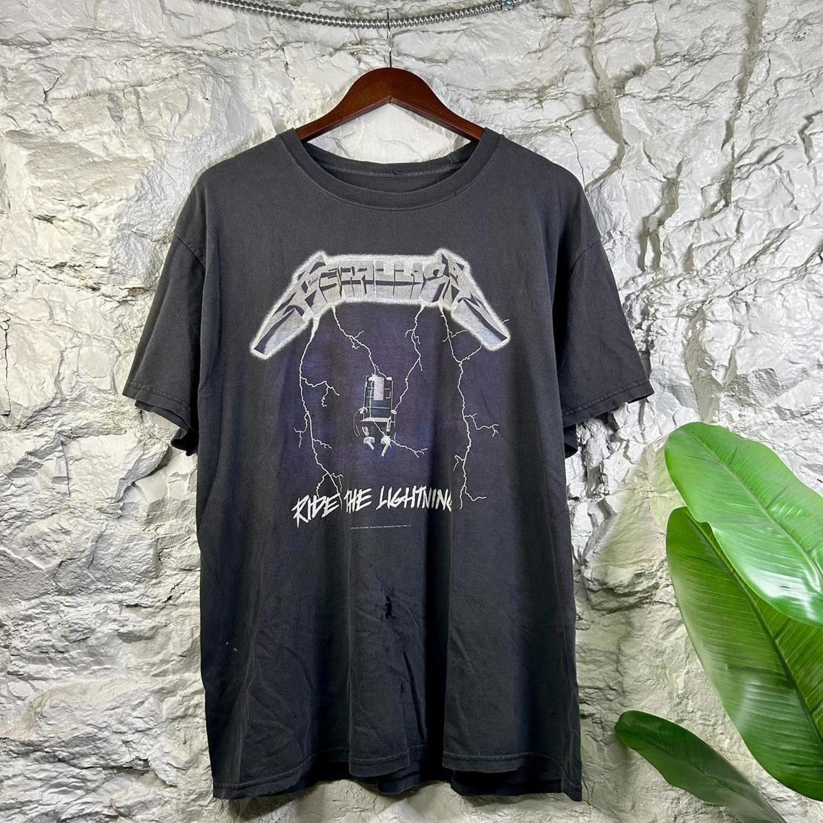 Other 2007 Metallica Ride The Lightning Tee Size Large Size US L / EU 52-54 / 3 - 2 Thumbnail