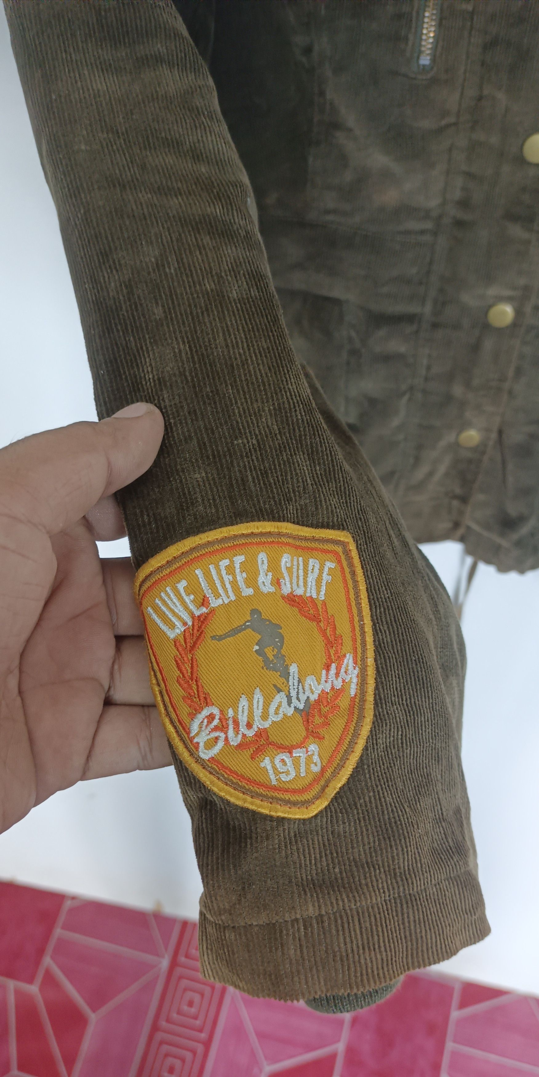Billabong 90s Billabong Military Corduroy Pacthwork Size S / US 4 / IT 40 - 6 Thumbnail