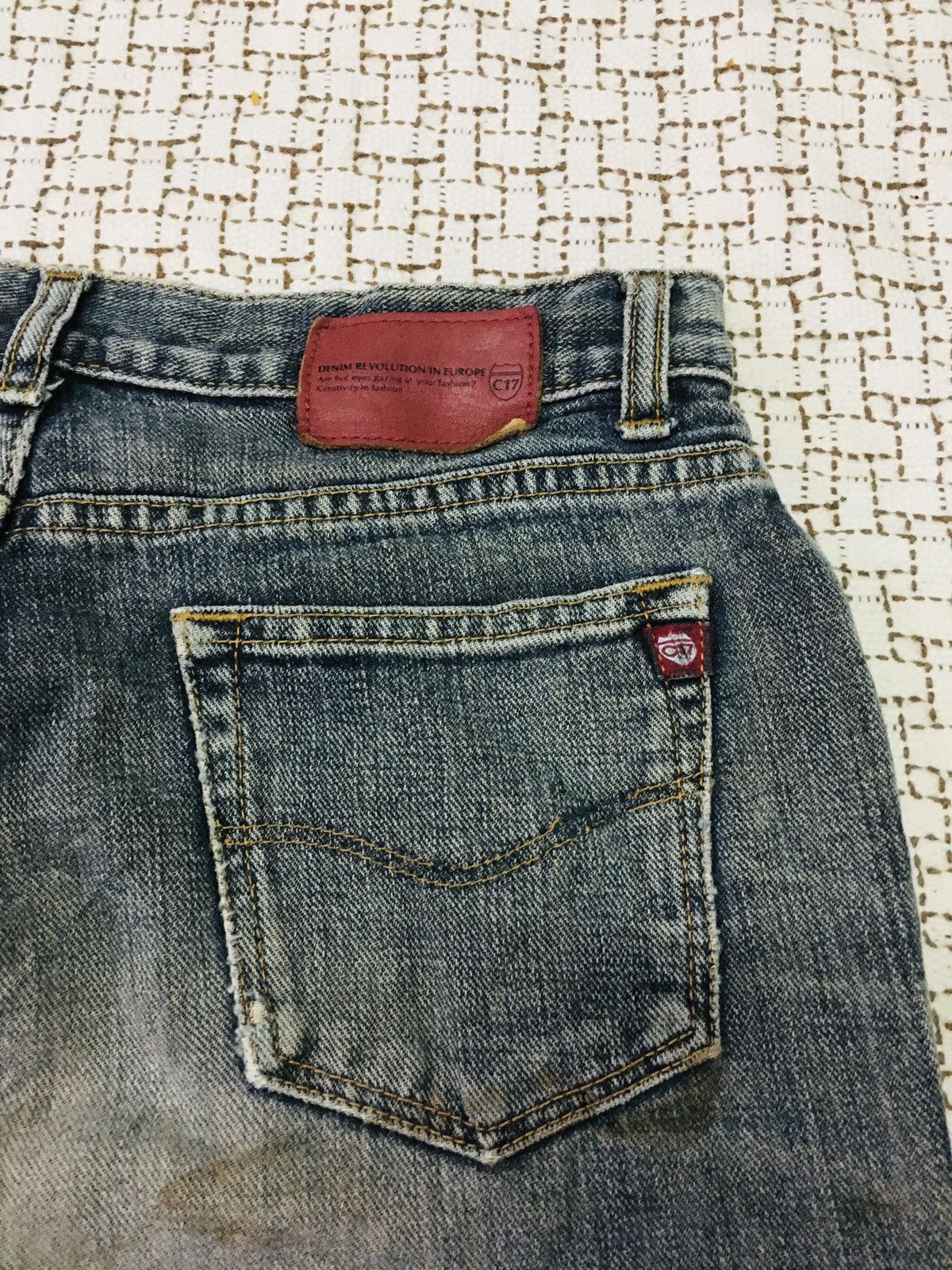 Japanese Brand Gedixsept Distressed Jeans (16) Size 28" / US 6 / IT 42 - 6 Thumbnail