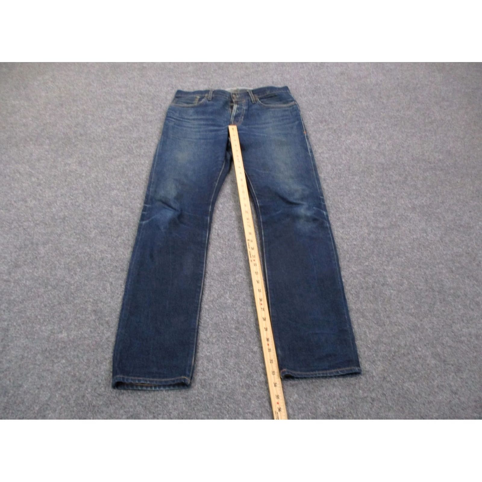 Imogene + Willie Imogene + Willie Jeans Mens 31 Blue Charlie Casual Classic Straight Work Country Denim Cotton 5-Pocket Design Straight USA Regular Button 33in Inseam Size US 31 - 3 Thumbnail