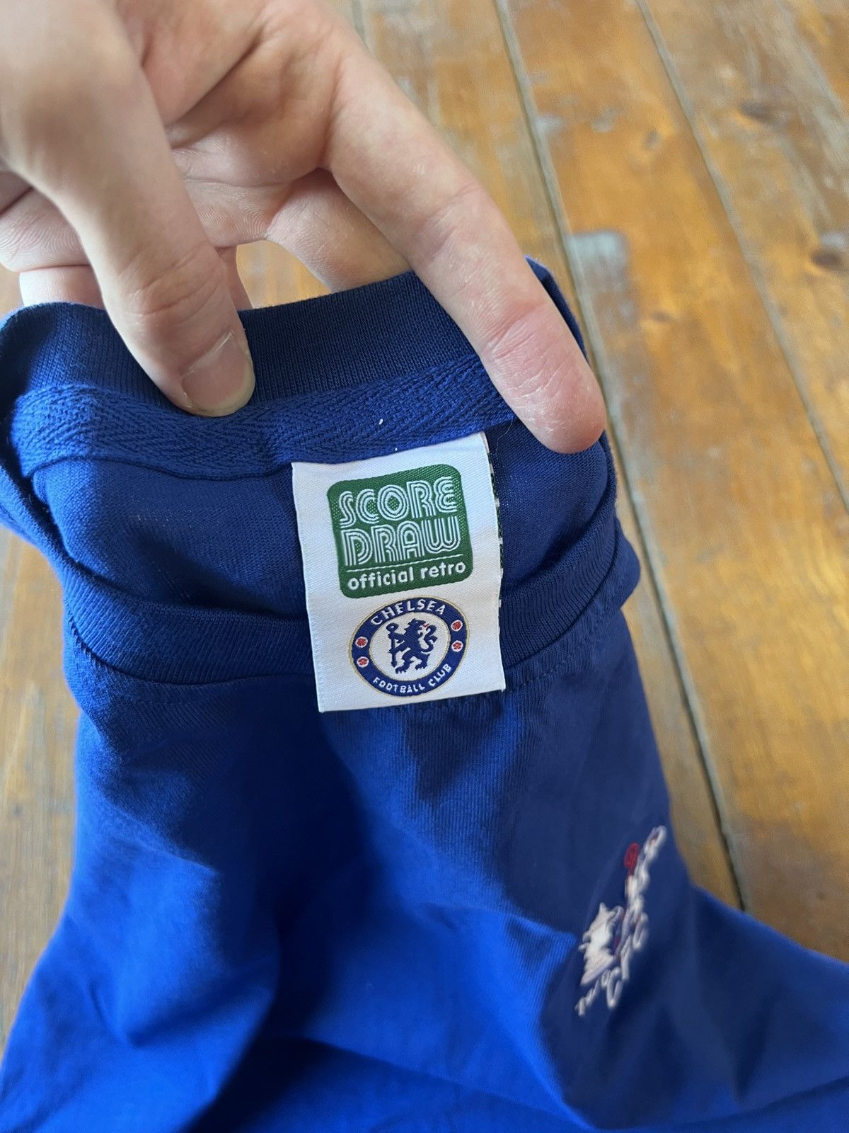 Chelsea Soccer 1970/1971 VINTAGE CHELSEA HOME FOOTBALL SHIRT SCORE DRAW Size US S / EU 44-46 / 1 - 4 Thumbnail