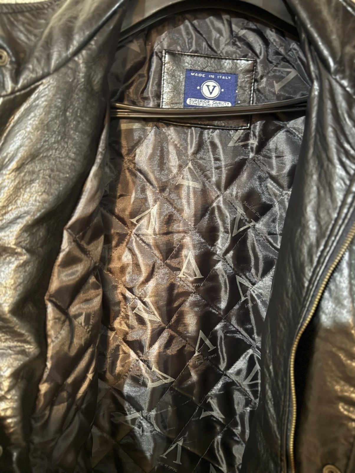 Vintage 1990s Vintage Leather Jacket / Trench coat Size US L / EU 52-54 / 3 - 3 Thumbnail