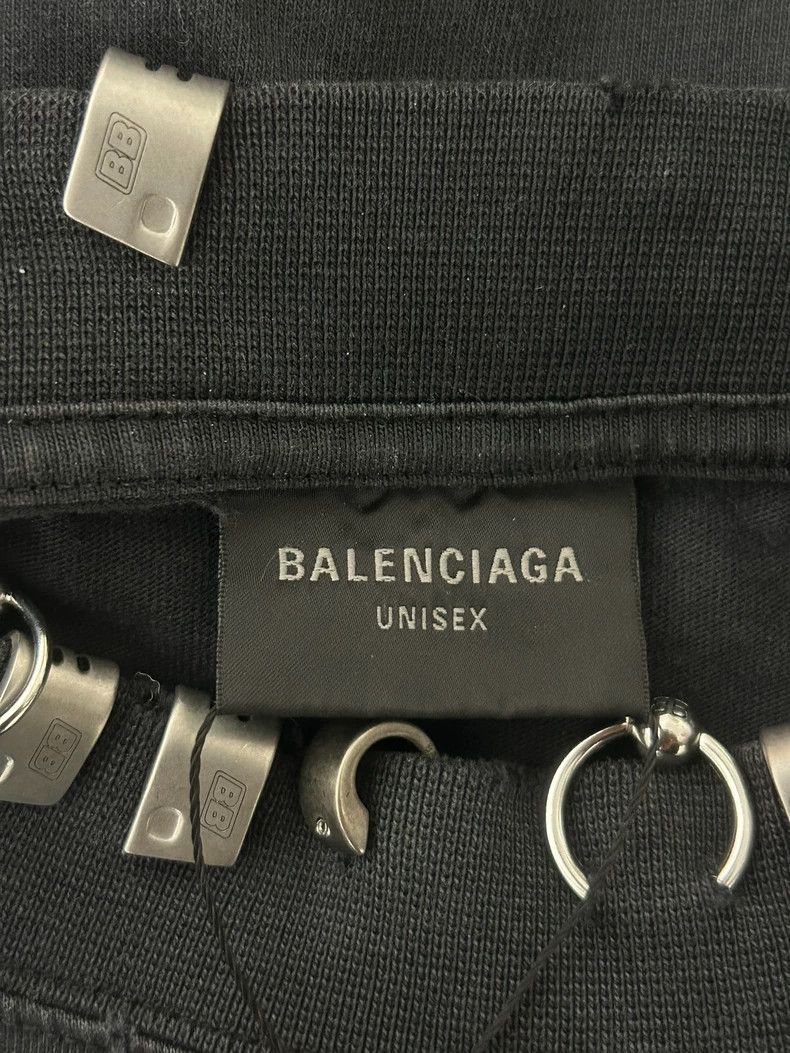 Balenciaga Balenciaga Perforated lighter iron piece neckline short sle Size US S / EU 44-46 / 1 - 3 Thumbnail