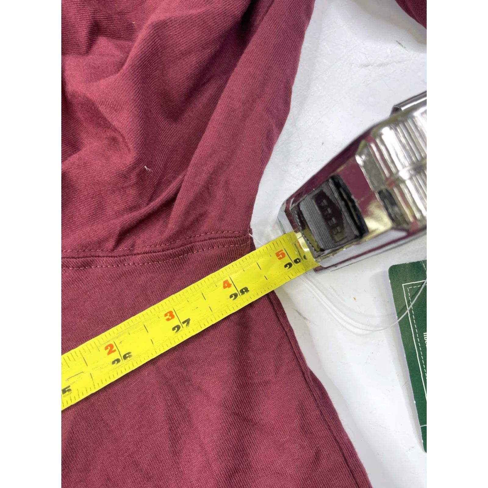 Vintage NWT LL Bean Shirt Men's 2XL Carefree Unshrinkable Mockneck Long Sleeve Burgundy Red Cotton Knit Botton-Up Mockneck Shirt Mens Regular Fit Size US XXL / EU 58 / 5 - 7 Thumbnail