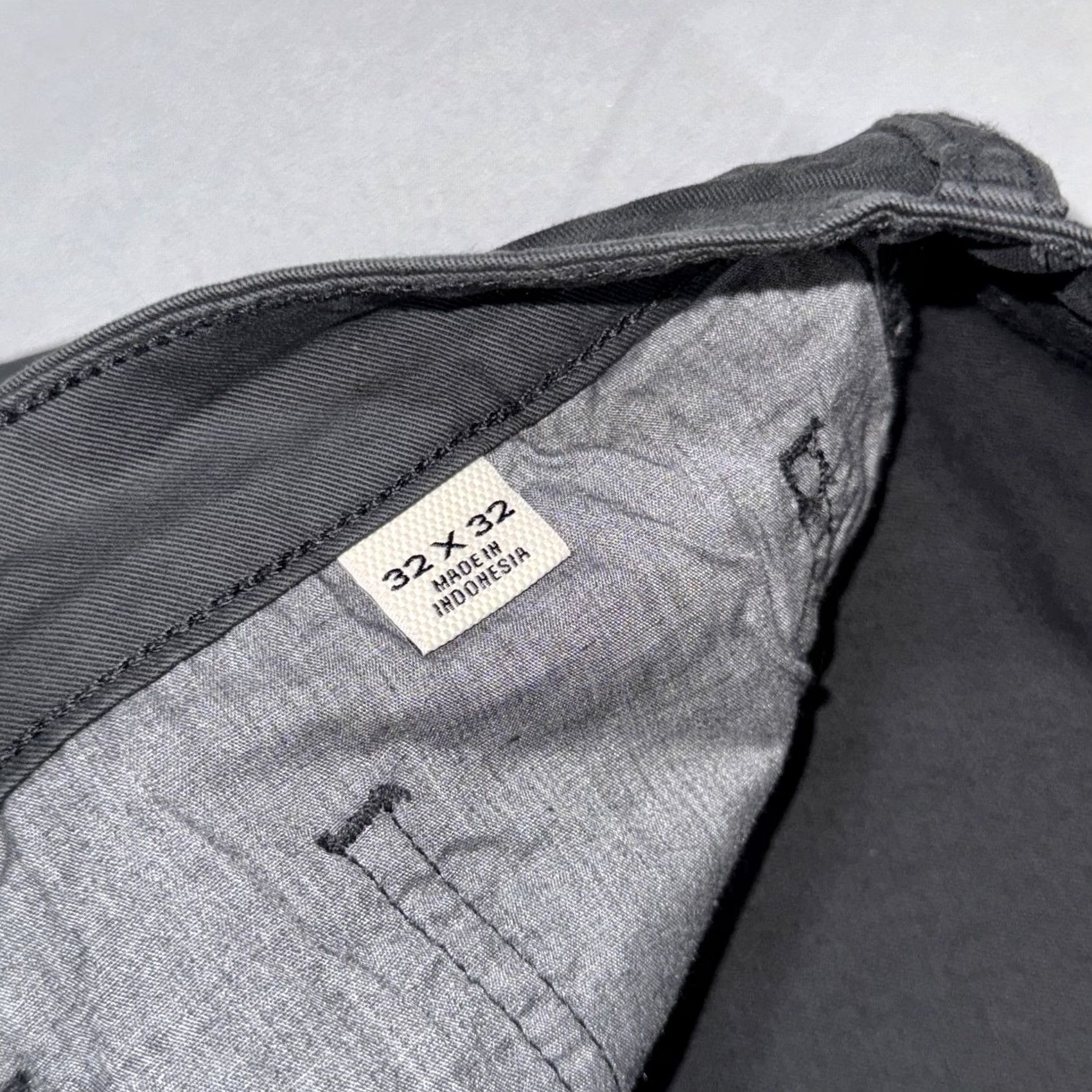 Flint And Tinder Flint and Tinder Pants Mens 32x32 Gray Athletic Tapered Fit Chino Stretch Jeans Size US 32 / EU 48 - 7 Thumbnail