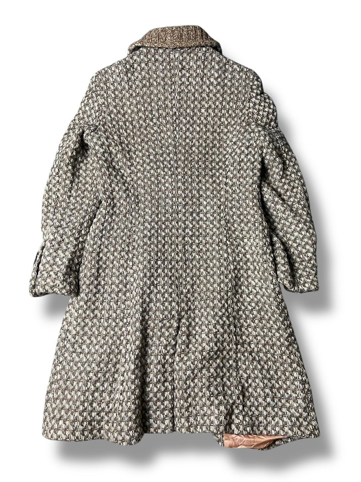 Japanese Brand Vintage Max & Co Tweed Long Coat (156) Size US XXS / EU 40 - 5 Thumbnail