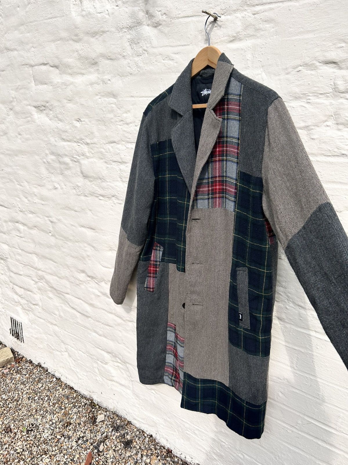Stussy Stussy patchwork trenchcoat jacket Size US M / EU 48-50 / 2 - 4 Thumbnail
