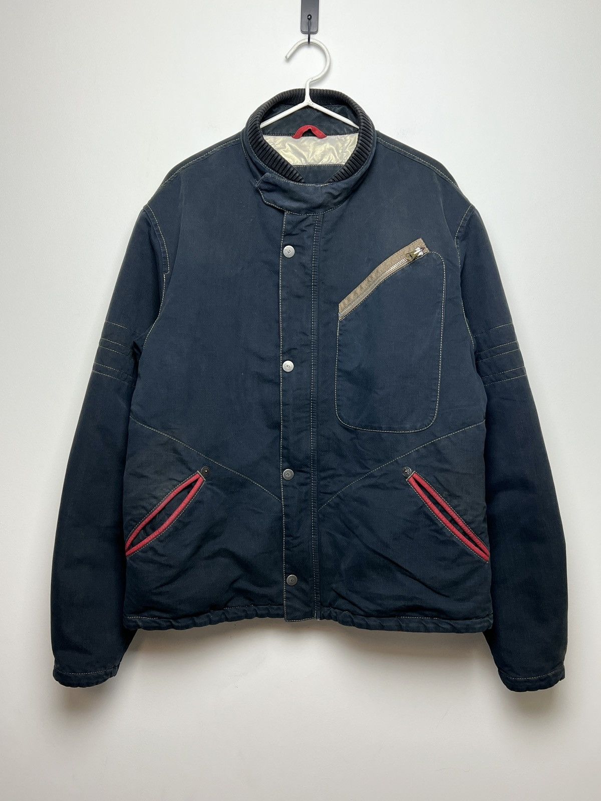 Giorgio Armani armani y2k archive solid work jacket Size US L / EU 52-54 / 3 - 2 Thumbnail