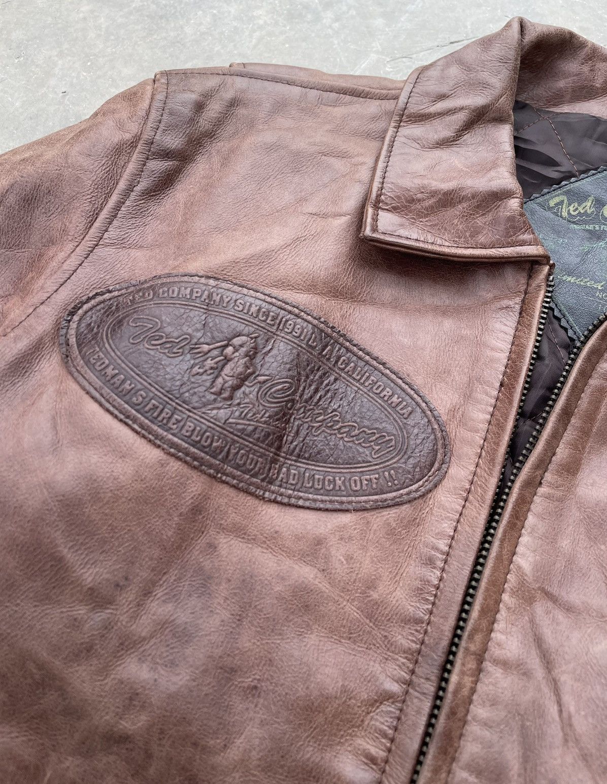Tedman 🔥Vintage Ted Company Limited Edition Genuine Leather Jacket Size US M / EU 48-50 / 2 - 9 Thumbnail