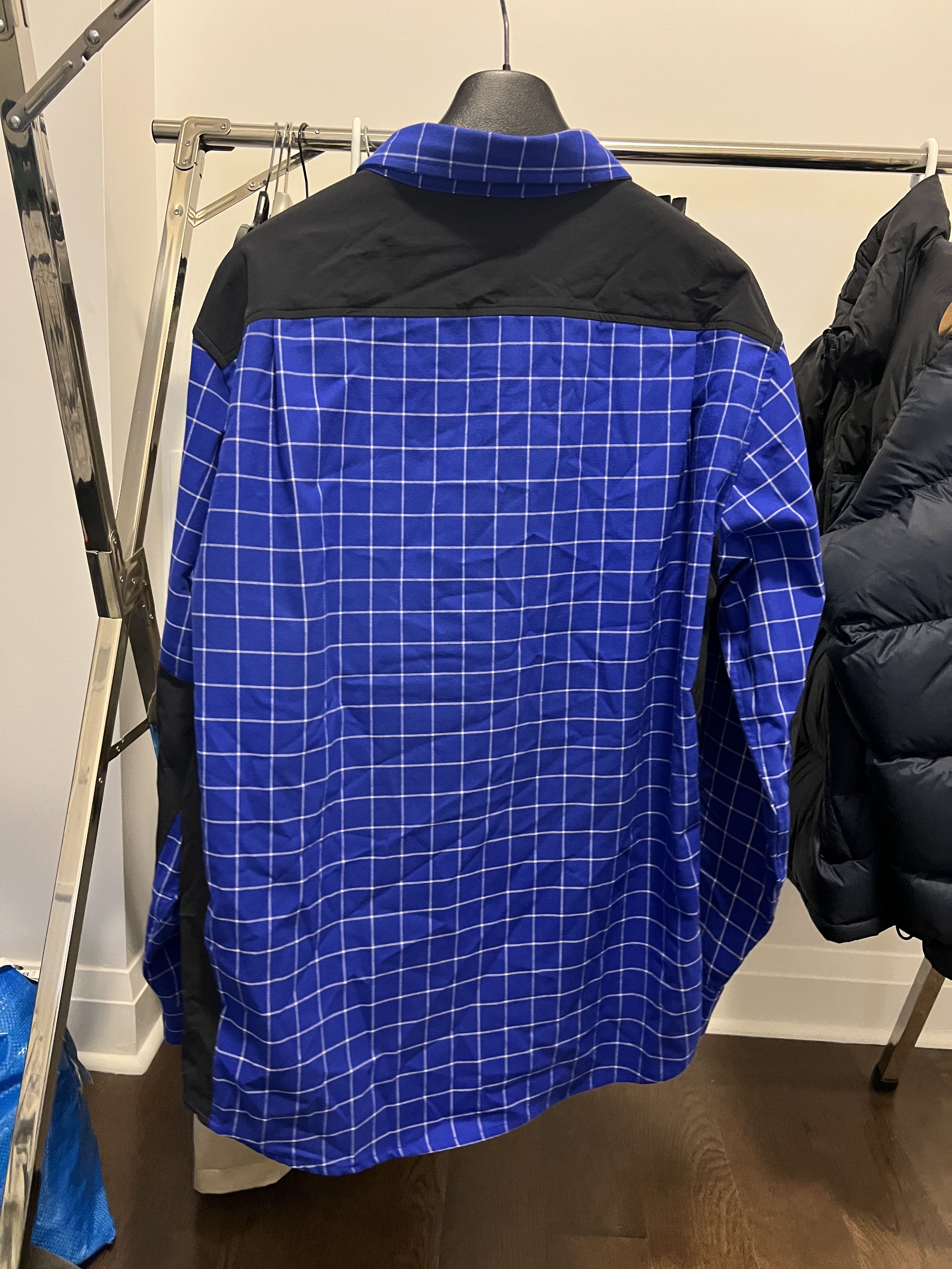 Burton Blue Checked Snap Button Flannel Shirt Size US L / EU 52-54 / 3 - 2 Thumbnail