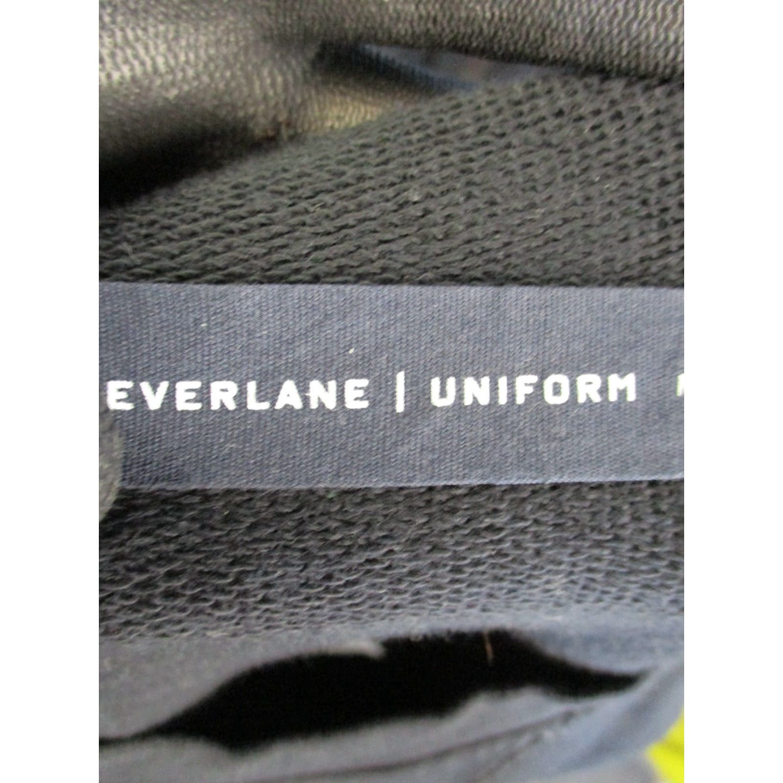 Everlane Everlane Uniform Sweatshirt Men Medium Black Logo Graphic Fleece Pullover Crew Neck - Preowned/Excellent Condition Size US M / EU 48-50 / 2 - 3 Thumbnail
