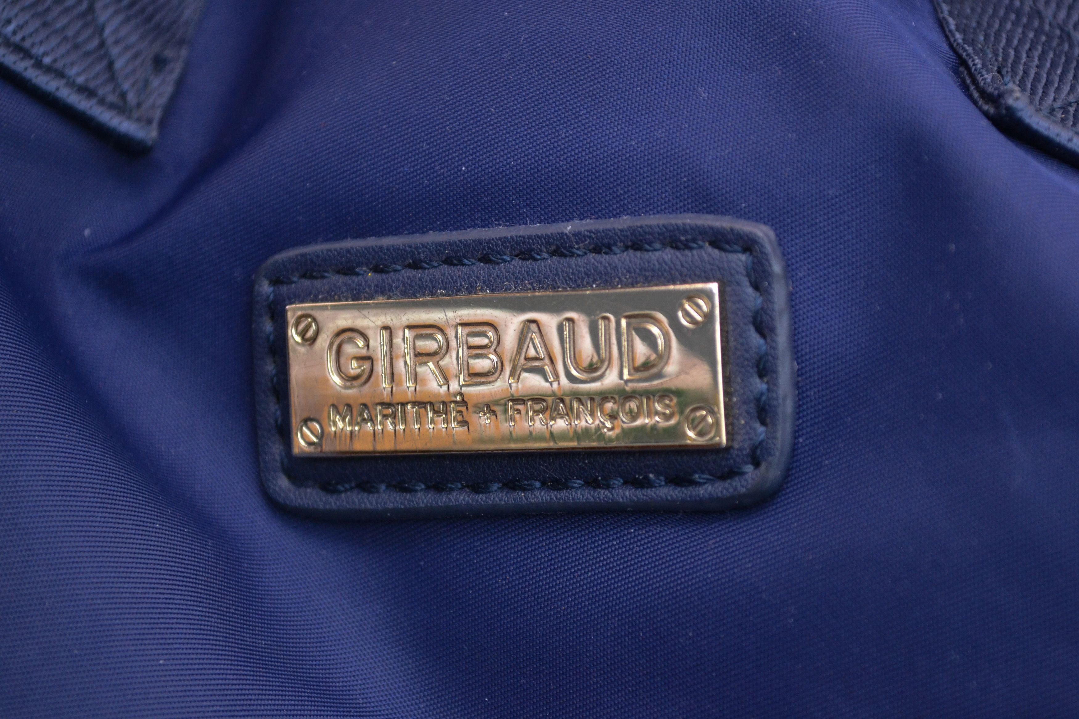 Marithe + Francois Girbaud Marithe+Francois Girbaud Designer Blue Navy Nylon Bag Size ONE SIZE - 3 Thumbnail