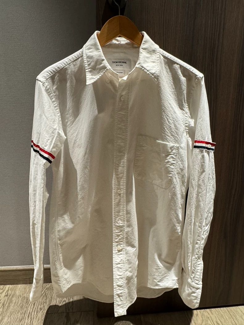 Thom Browne Thom Browne Classic long-sleeved shirt Size US L / EU 52-54 / 3 - 1 Thumbnail