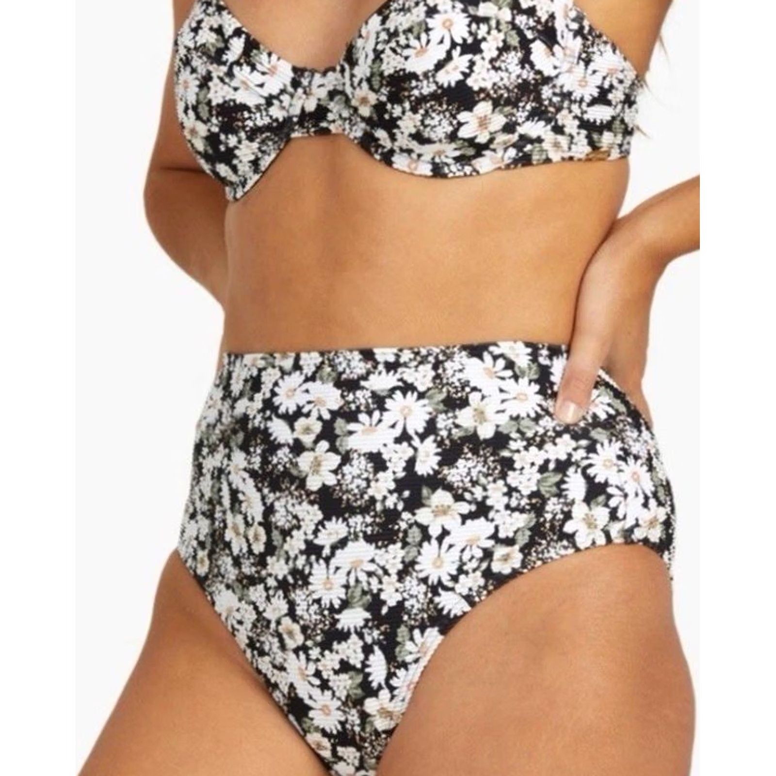 Billabong Billabong Bikini Bottoms NWT Bliss Fall Hi Retro S Multicolor Women Small Swim Bottoms Bikini Retro Theme Womens Size 28" / US 6 / IT 42 - 2 Thumbnail