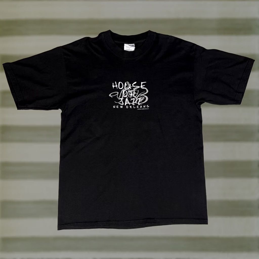 Gildan VINTAGE Men’s House of Jazz New Orleans T-Shirt Sz L Size US L / EU 52-54 / 3 - 1 Thumbnail