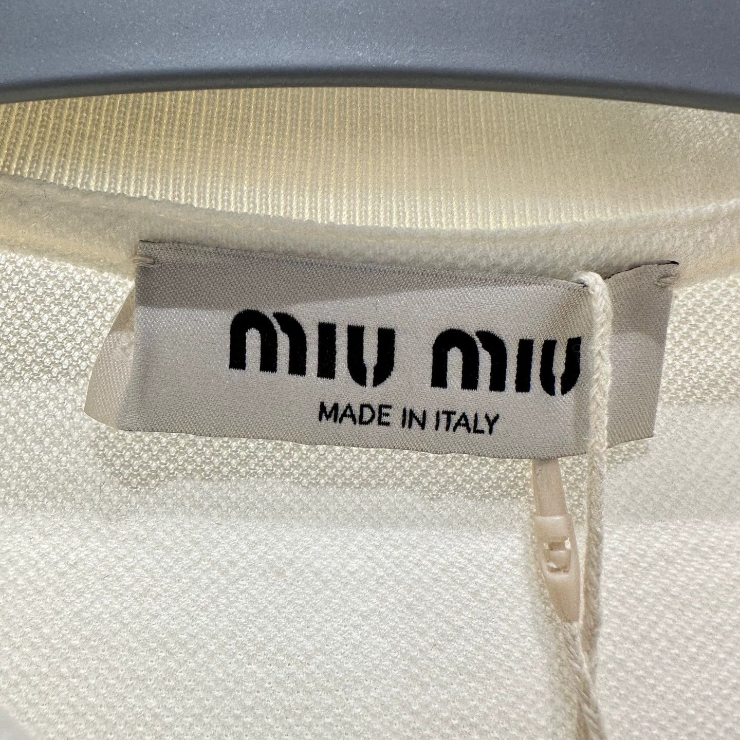 Miu Miu Miu Miu mar18 logo short-sleeve Polo Shirt XS Size XS / US 0-2 / IT 36-38 - 3 Thumbnail