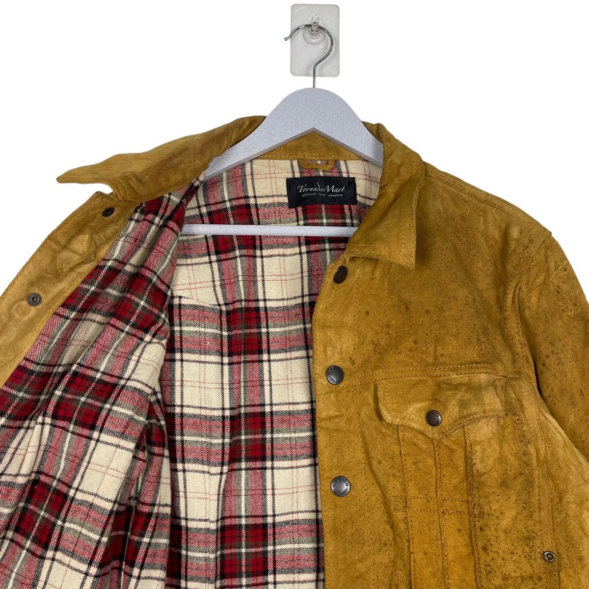 Tornado Mart 💥TORNADO MART JAPAN SUEDE LEATHER TRUCKER JACKET Size US S / EU 44-46 / 1 - 8 Thumbnail