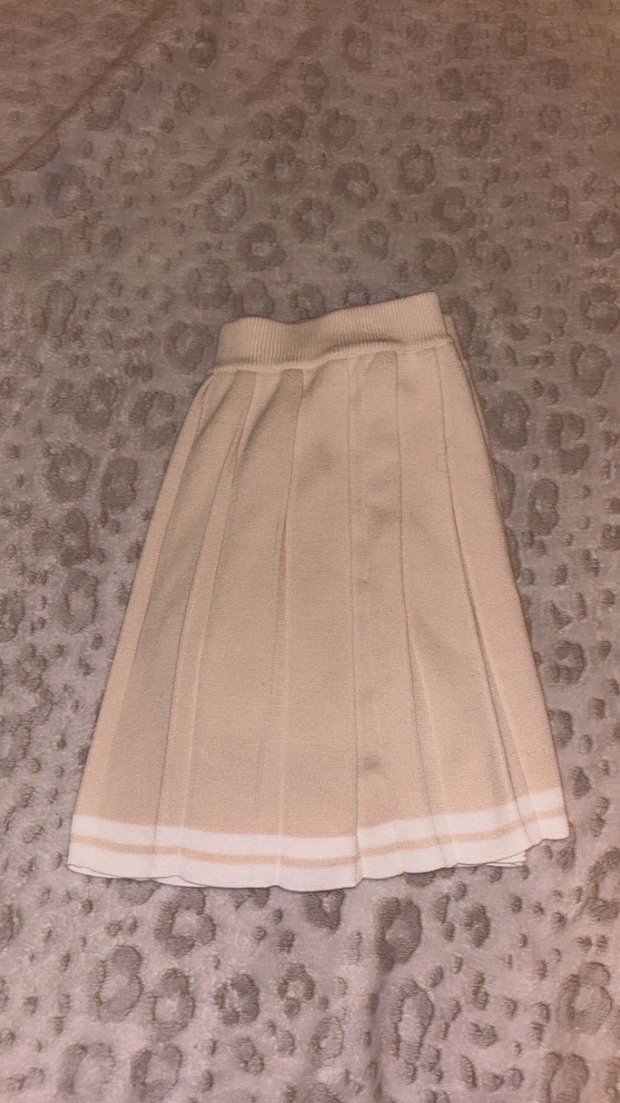 Other Cream pleated skirt Size 36" / US 14 / IT 50 - 3 Thumbnail