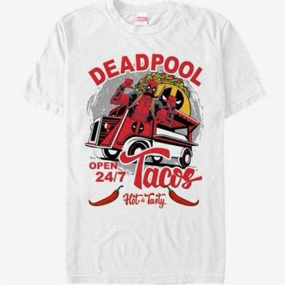 Marvel Comics NEW MARVEL DEADPOOL MARVEL WHITE T-SHIRT SZ MEDIUM M Size US M / EU 48-50 / 2 - 1 Thumbnail