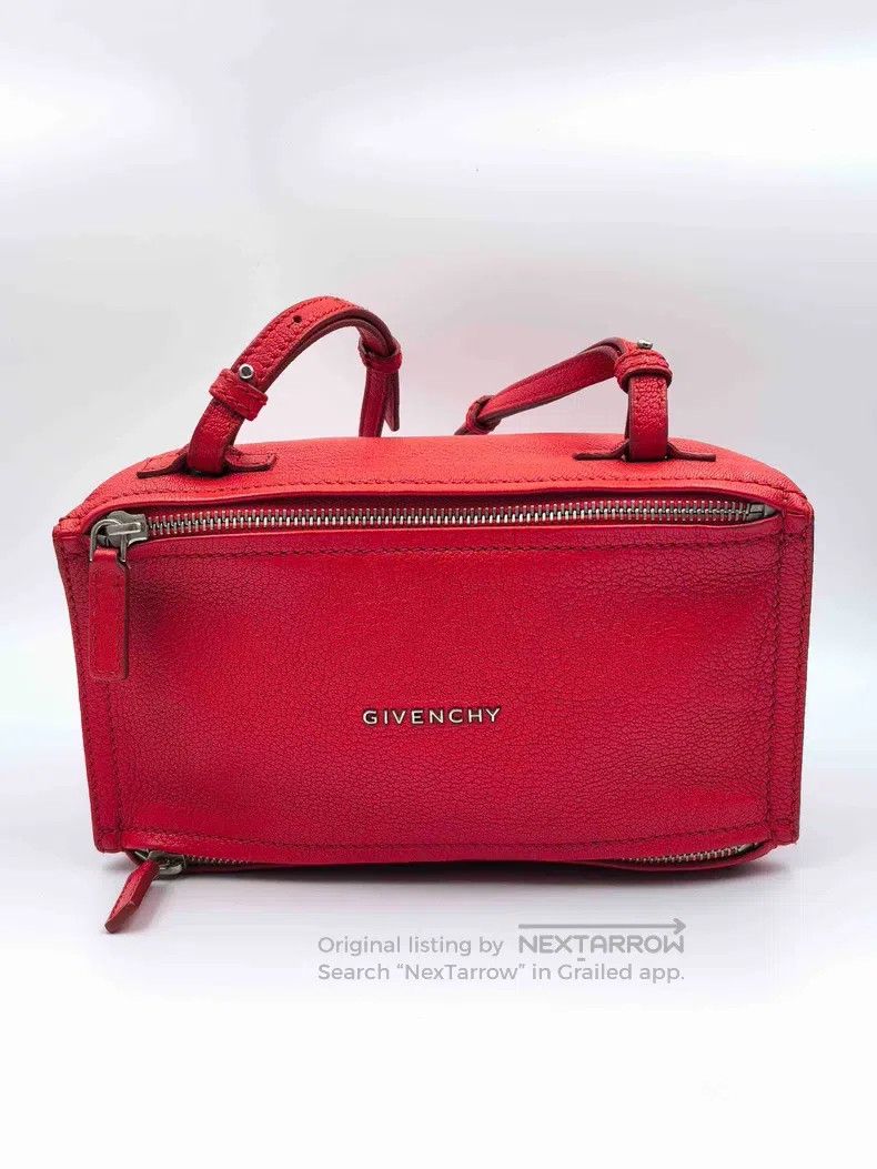 Other Givenchy Sling Bag Goat Leather Long 23 Red Bag Size ONE SIZE - 2 Thumbnail