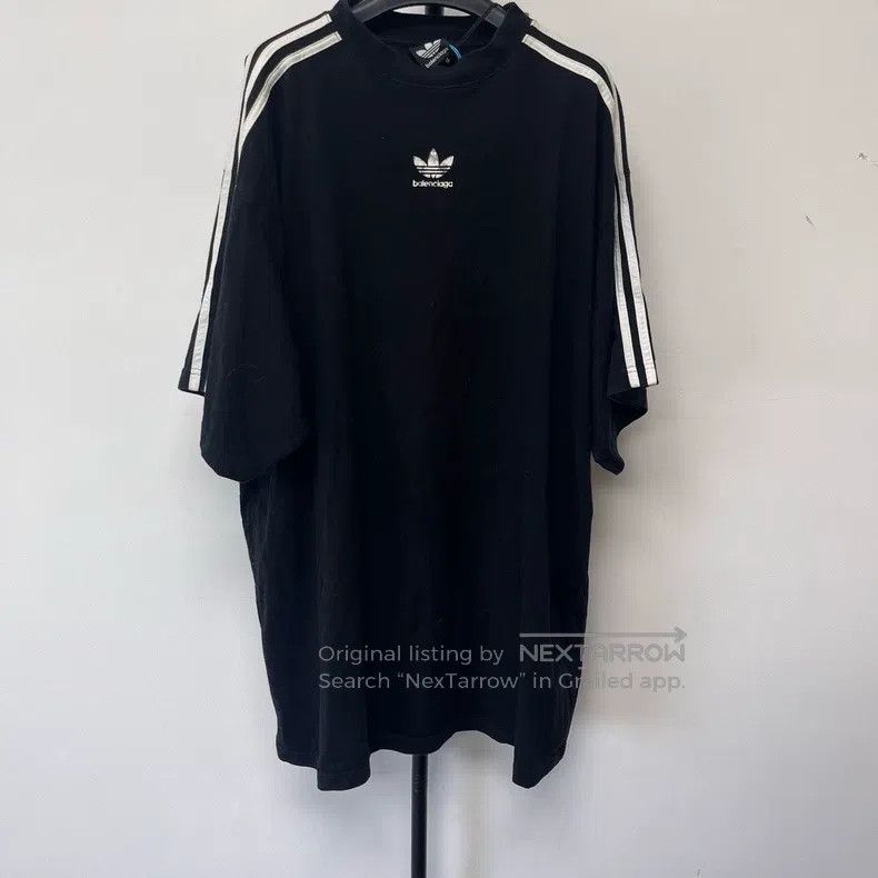 Balenciaga Balenciaga Logo Letter Printed Round Neck Short Sleeve T-S Size US XL / EU 56 / 4 - 1 Thumbnail