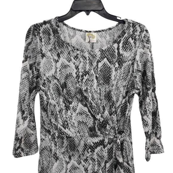 Vintage Y2K Anthro Fairy Grunge Knit Maxi Dress Sz L Snake Handkerch Size L / US 10 / IT 46 - 4 Thumbnail