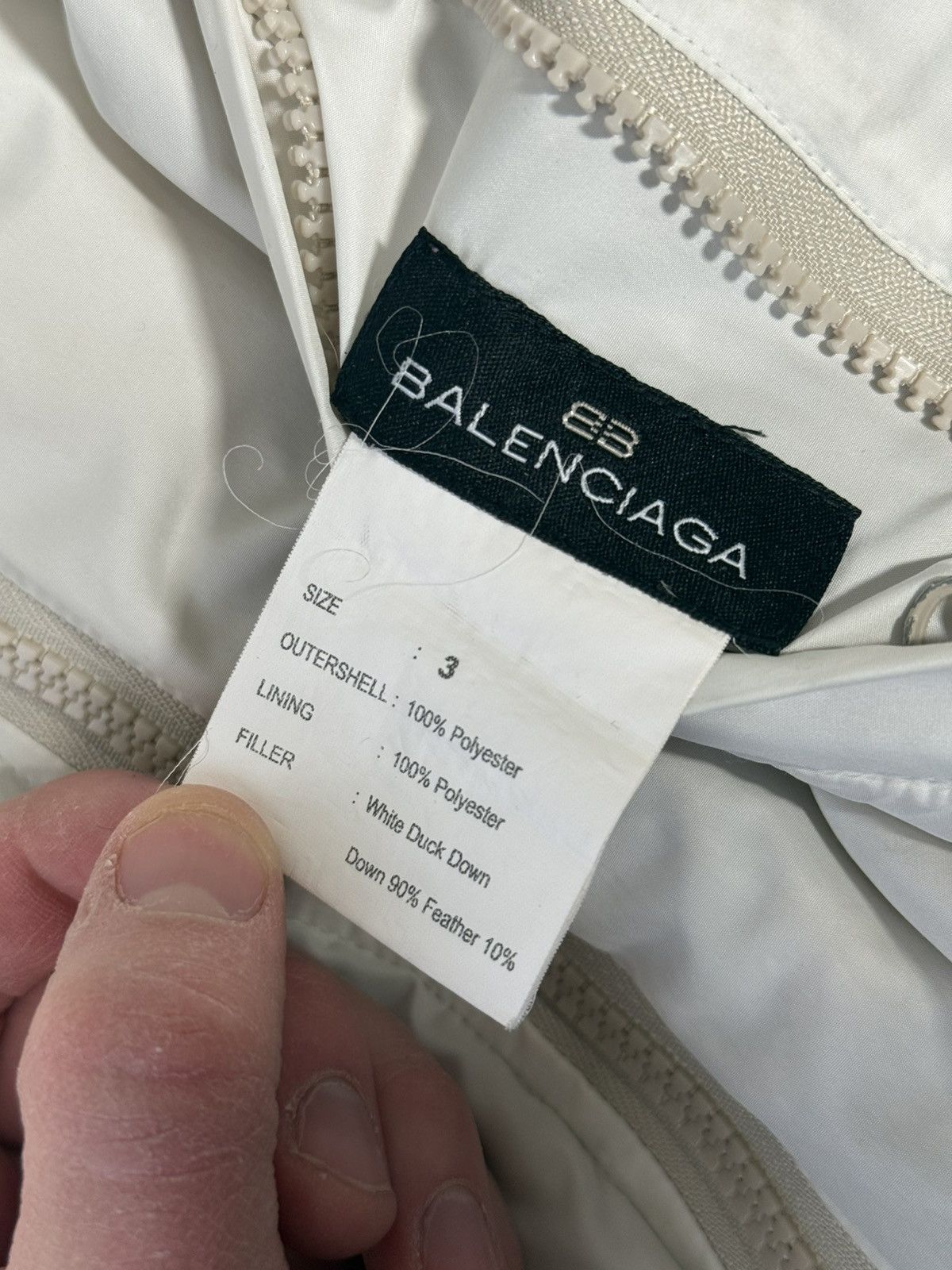 Balenciaga Vintage Y2K Balenciaga Sports Reversible Long Puffer Jacket Size US L / EU 52-54 / 3 - 10 Thumbnail