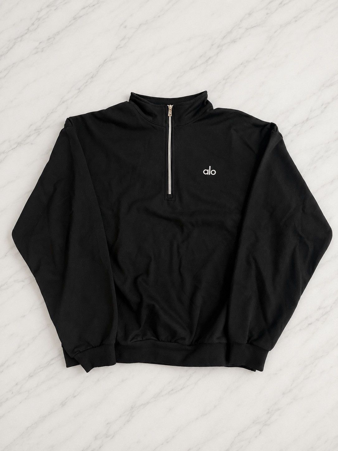 Alo ALO Q-ZIP ‘Black’ Size US L / EU 52-54 / 3 - 1 Thumbnail