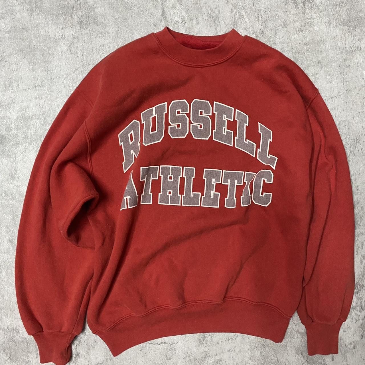 Russell Athletic Russell Athletic red and white Hoodie Size US L / EU 52-54 / 3 - 1 Thumbnail