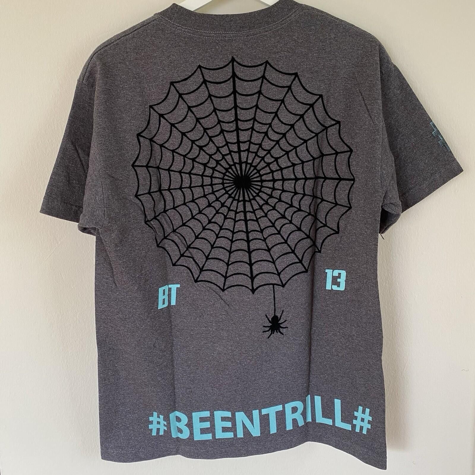 Been Trill Rare OG Been Trill Men Black T shirt Spiderweb Graphic SZ M Size US M / EU 48-50 / 2 - 4 Thumbnail