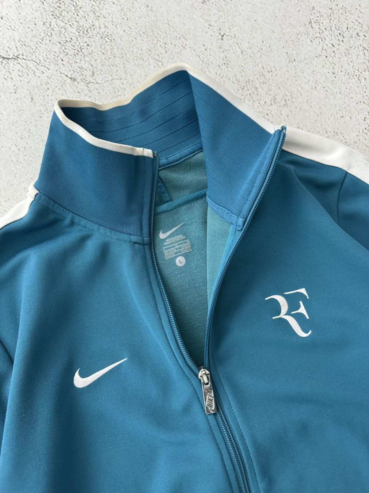 Nike Nike Roger Federer RF 2010 French Open N98 Tennis Jacket Size US L / EU 52-54 / 3 - 7 Thumbnail