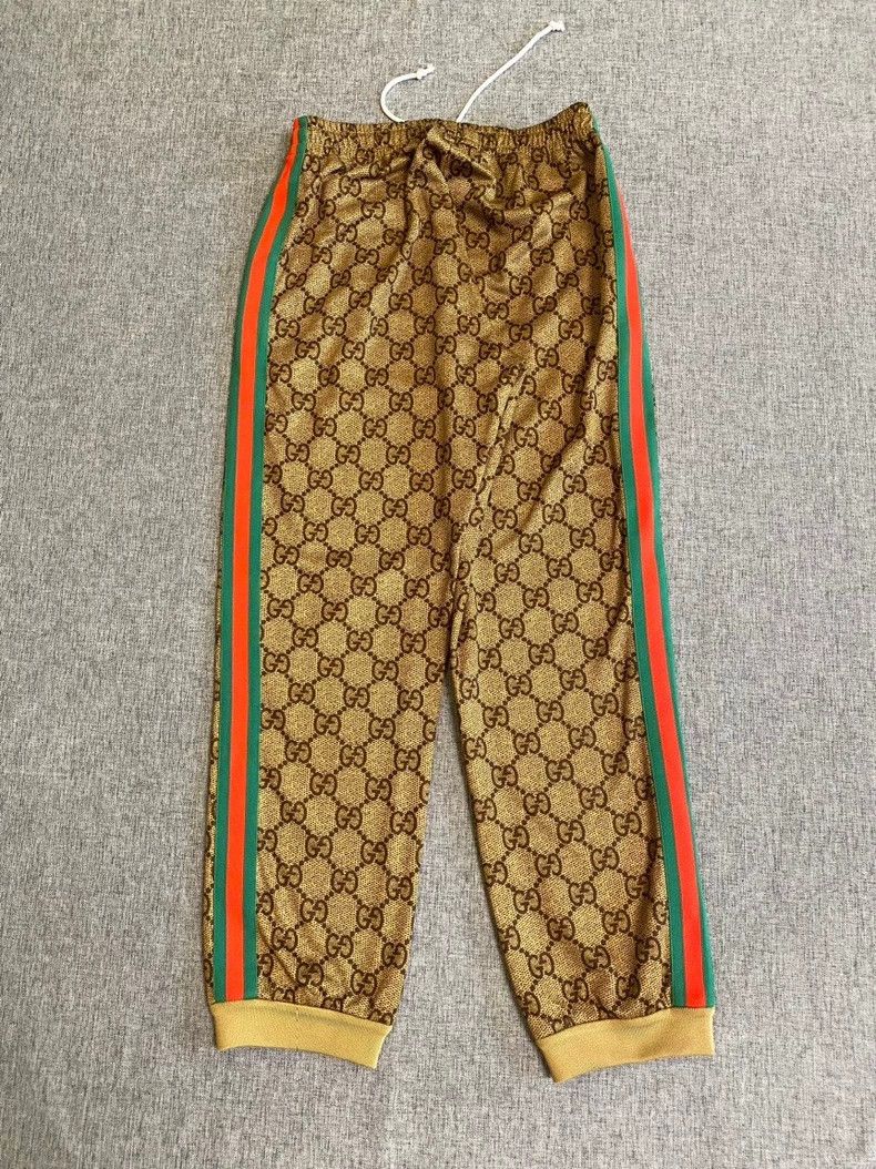 Gucci Gucci Size XS GG plain pattern full-print jogging long kni Size US 35 - 2 Thumbnail