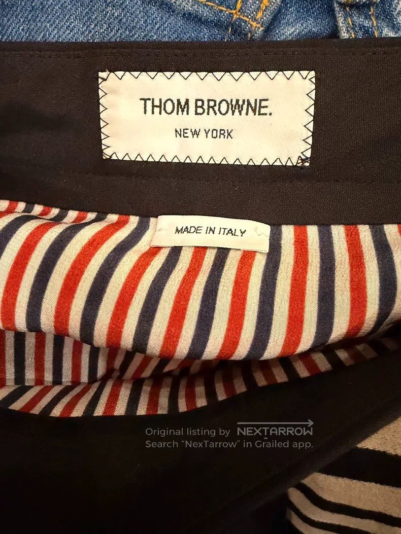 Thom Browne Thom Browne Short wool pleated skirt, half-length skirt Size 25" / US 0 / IT 36 - 4 Thumbnail