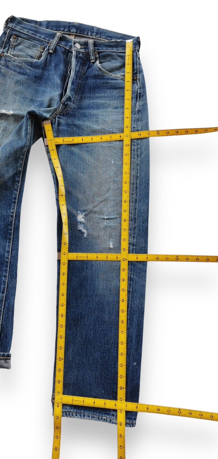 Japanese Brand × Pherrow's Pherrows Selvedge Jeans Looklike Style Kurt Kobain Size US 29 - 14 Thumbnail